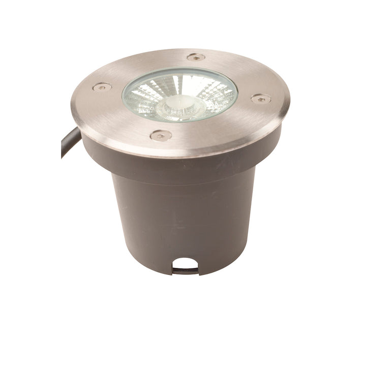 Empotrado a piso 9W LED 30° luz cálida 3000K acabado acero inoxidable IP65 100-240V de Philco