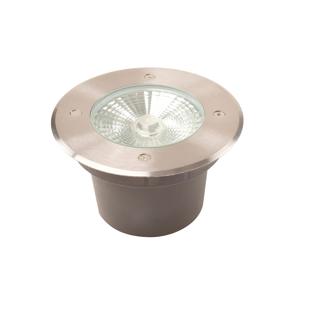 Empotrado a piso 15W LED 38° luz cálida 3000K acabado acero inoxidable IP65 100-240V de Philco