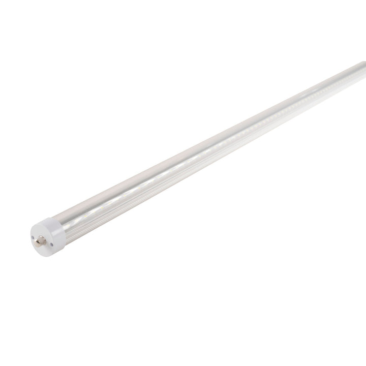 Tubo LED 36w 240cm luz fría 6500K 110-240V FA8 cuerpo de aluminio con policarbonato transparente conexión ambos lados 25,000hr de Philco