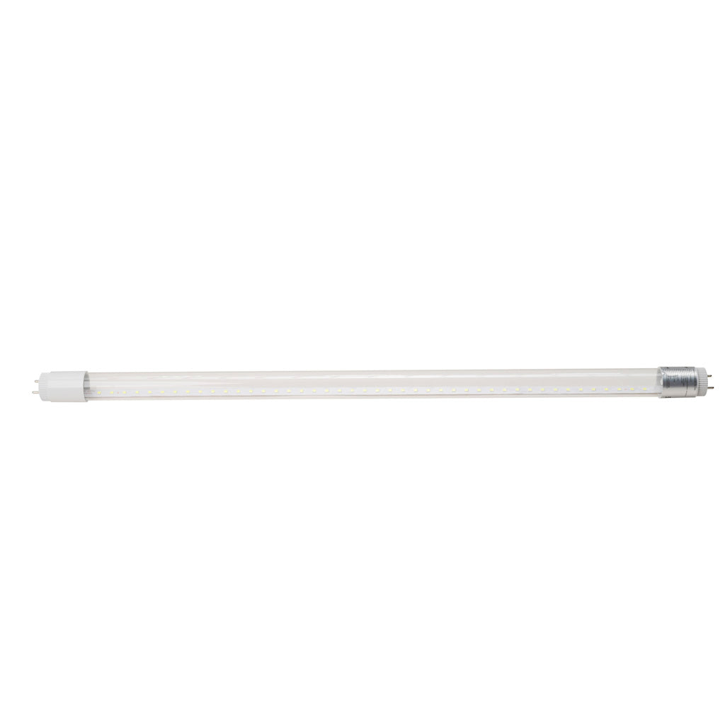 Tubo LED T8 transparente 9w luz fría 6500K 110-240V G13 cuerpo de cristal conexión dos lados de Philco