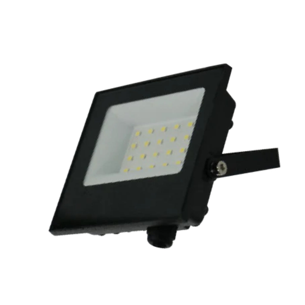 Reflector exterior LED 30W luz fría 6500K IP65 100-240V 25,000hr de BrillaMax