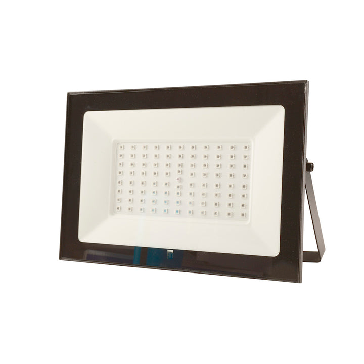 Reflector exterior RGB 100W incluye control remoto (4 diferentes efectos y 12 colores base) 100-240V IP65 FP>0.9 de Philco