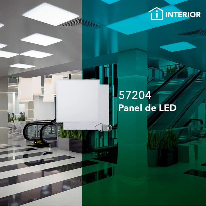 Panel de LED 40w 60.3 x 60.3cm luz neutra 4100K F.P:0.9 100-277V de Philco