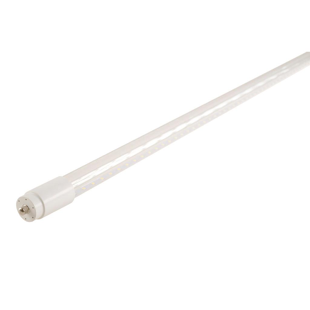 Tubo LED 36w 240cm luz fría 6500K 110-240V FA8 cuerpo de cristal transparente conexión ambos lados 25,000hr de Philco